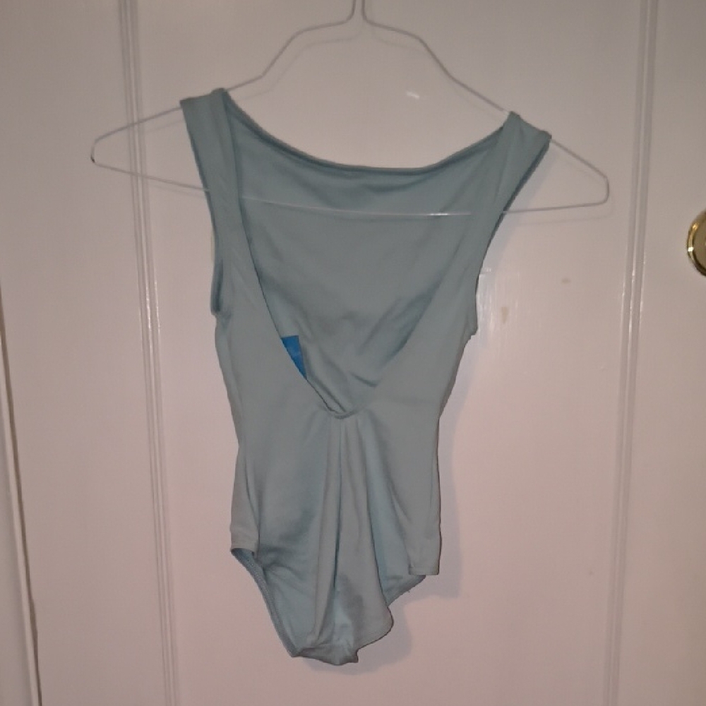 NWT Harmonie | Chic Light Blue Women's Bodysuit - Picture 3 of 4